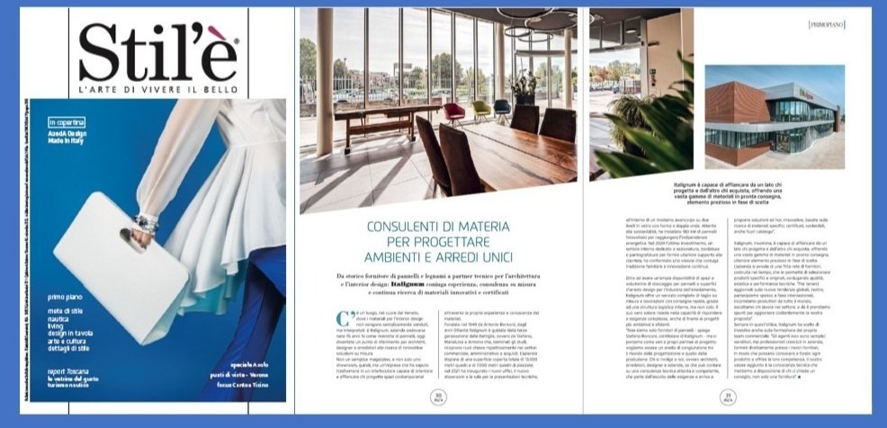 ARTICOLO: Stilè presenta Italignum (numero 061 – Settembre 2025)